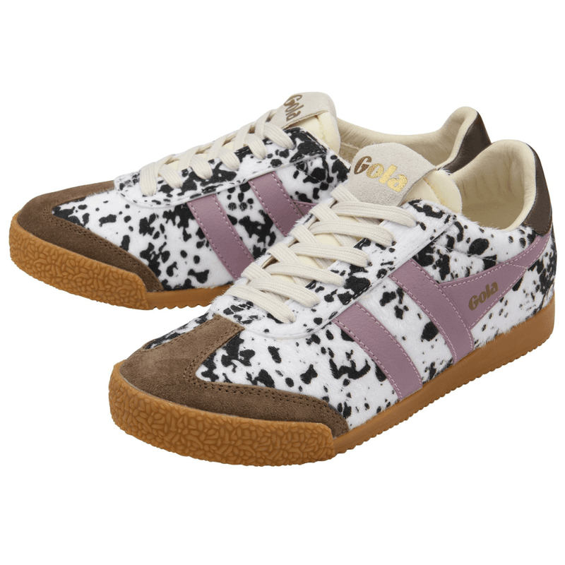 Womens Gola Elan Savanna Trainers - Dalmatian
