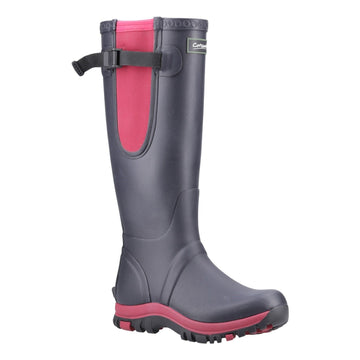 Womens Cotswold Milton Navy Wellingtons - Navy