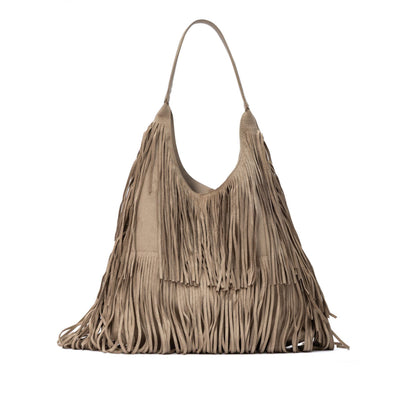 Womens Xti 184708 Shoulder Bag - Taupe