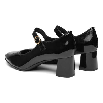 Womens Ara 52406 Audrey Block Heels - Black