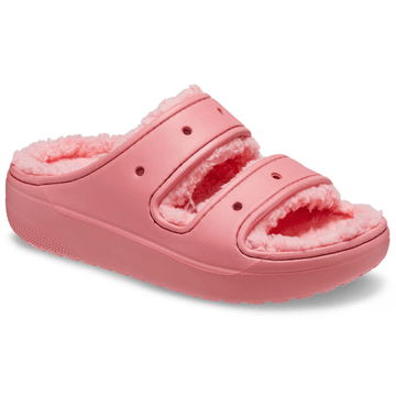Womens Crocs Classic Cozzzy Sandal - Hot Blush