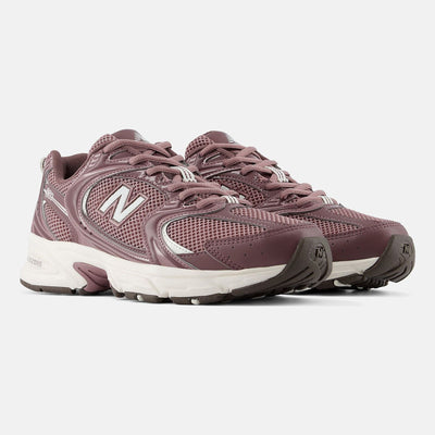 Unisex New Balance 530 Mesh Trainers - Fast Track with Pebble