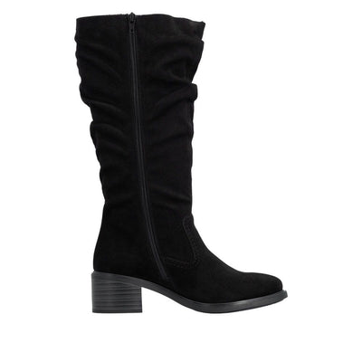 Womens Rieker 74192 Long Boots - Black