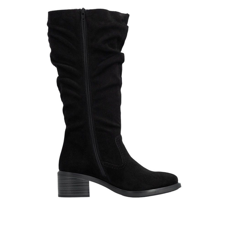 Womens Rieker 74192 Long Boots - Black