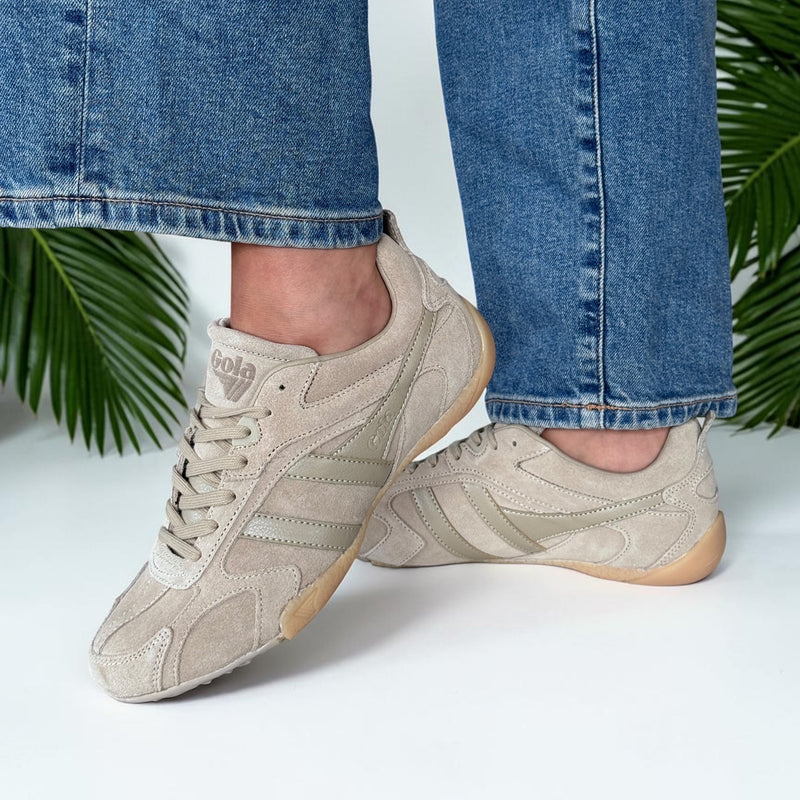 Womens Gola Corva Bone Trainers - Bone