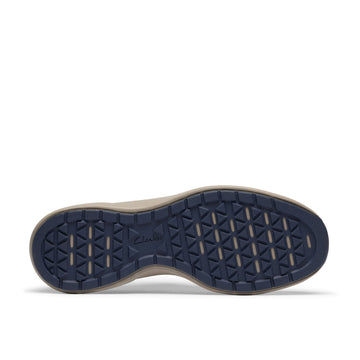 Mens Clarks Mullan Moc Casual Lace-up Shoe - Navy Leather