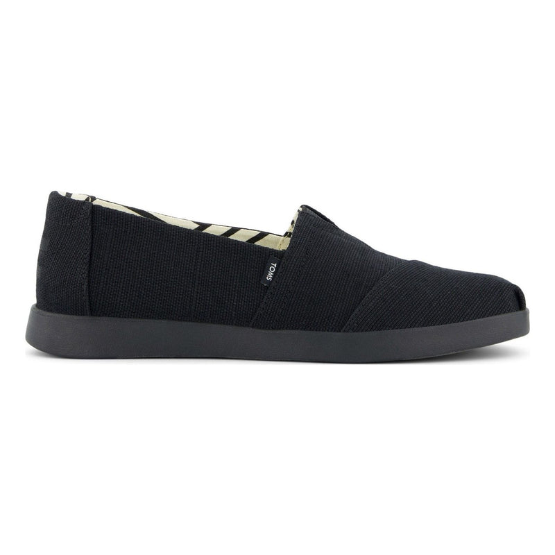 Womens Toms Alpargata Plus Espadrilles - Black with Black