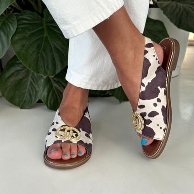 Womens Una Healy BLANK SPACE Sandals - Pasture