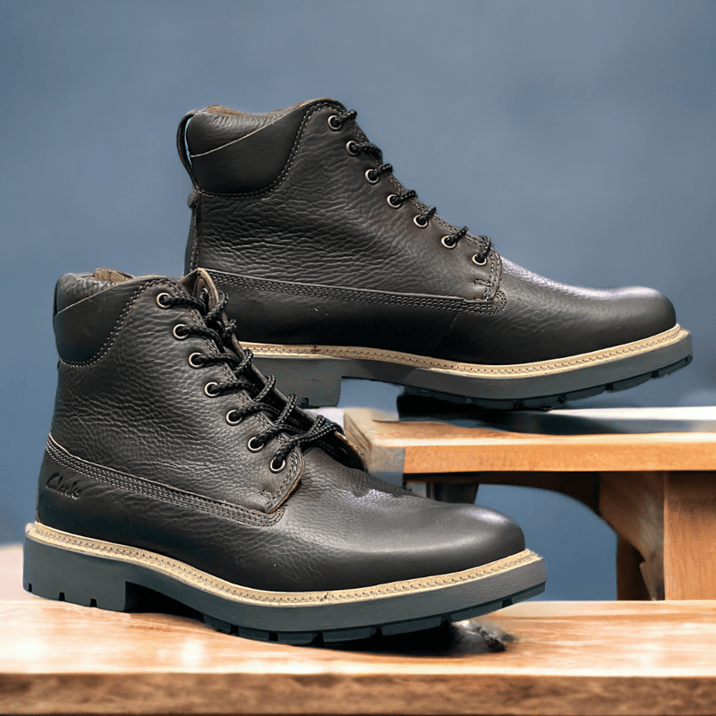 Clarks Mens Craftdale 2 Hi Boots - Dark Brown