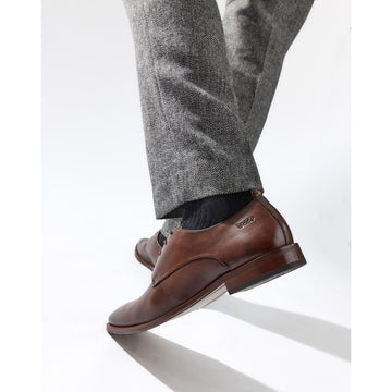 Mens Base London Marley Formal Lace-up Shoes - Brown