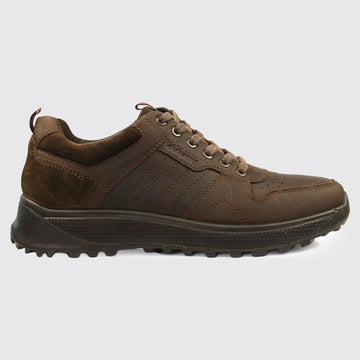 Mens Dubarry Summit Leather Trainers - Mahogany
