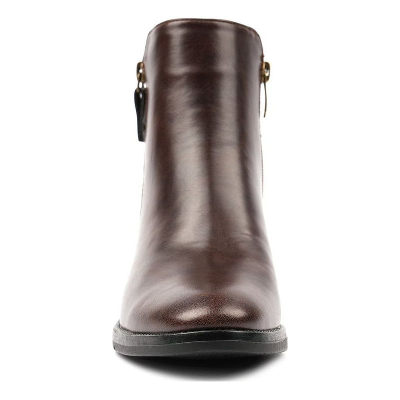 Womens Lunar Hayley Ankle Boots - Brown