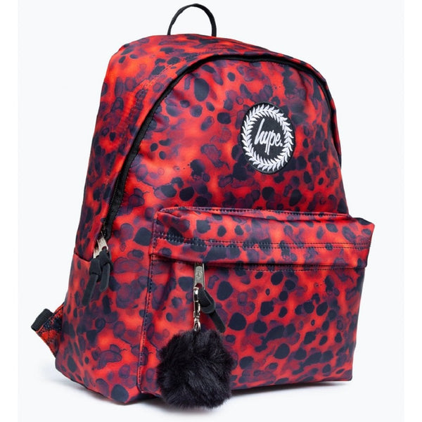 Kids Hype Tortoise Shell Orange Black Backpack - Orange