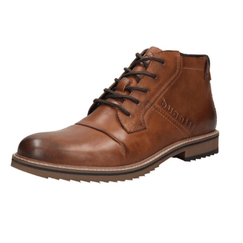 Bugatti Mens AUQ31 Cognac Tan Ankle Boots - Cognac - Tan