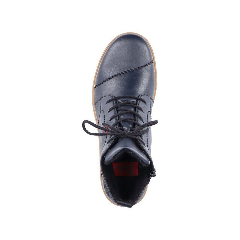Womens Rieker 73500 Ankle Boots - Ocean