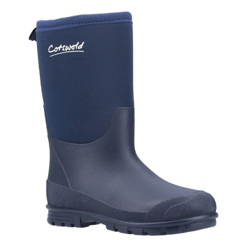 Kids Cotswold Hilly Neoprene Wellingtons - Blue