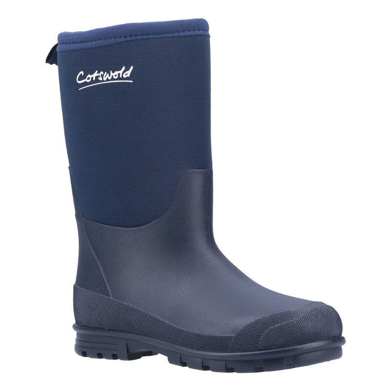 Kids Cotswold Hilly Neoprene Wellingtons - Blue