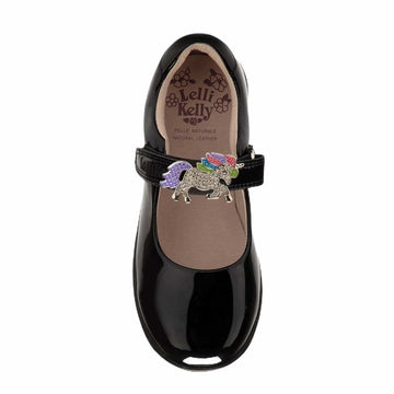 Girls Lelli Kelly Blossom 2 - Black Patent - Black