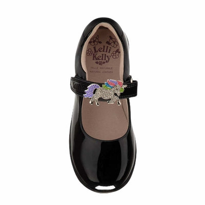 Girls Lelli Kelly Blossom 2 - Black Patent - Black