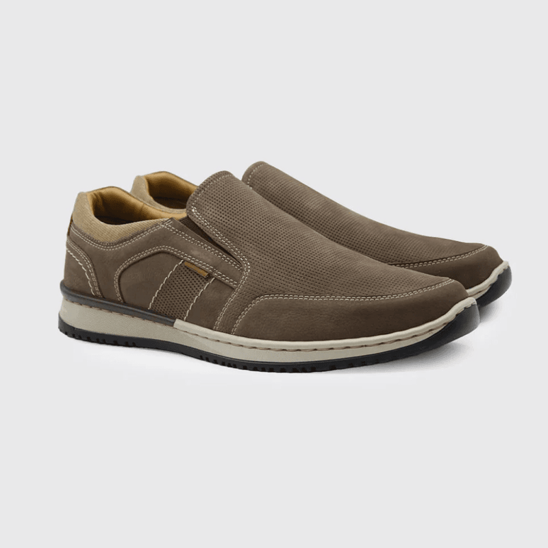 Mens Dubarry Bateman Casual Slip On Shoes - Pebble