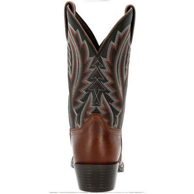 Mens Durango Westward Dark Chestnut and Black Onyx Boots - Dark Chestnut and Black Onyx