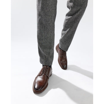 Mens Base London Marley Formal Lace-up Shoes - Brown