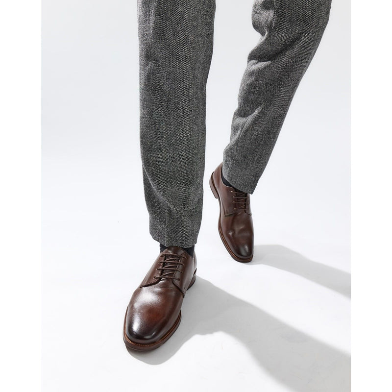 Mens Base London Marley Formal Lace-up Shoes - Brown