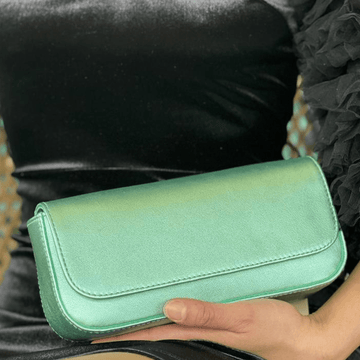 Womens Unisa Ladies Dreamin Clutch Bag - Light Green