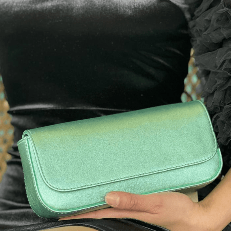 Womens Unisa Ladies Dreamin Clutch Bag - Light Green