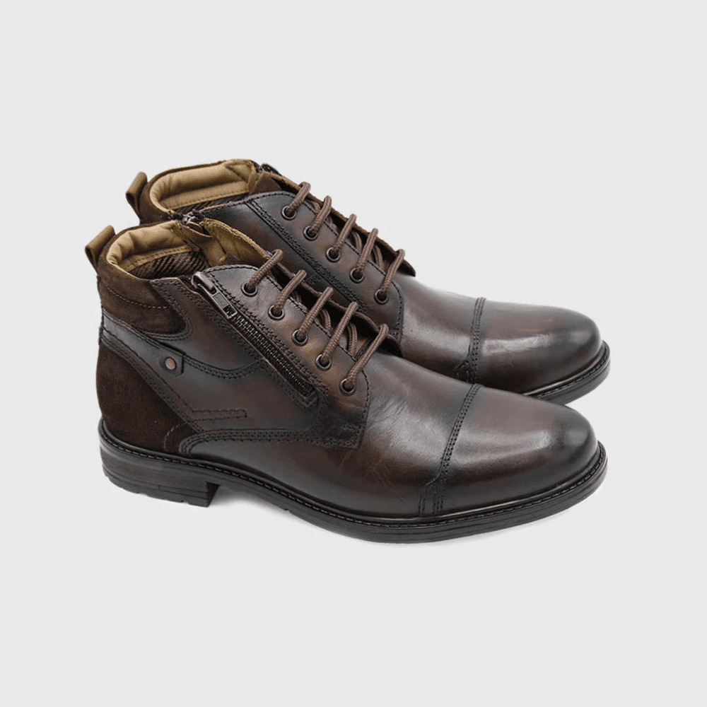 Dubarry Mens Swatch Brown Side Zip Ankle Boots