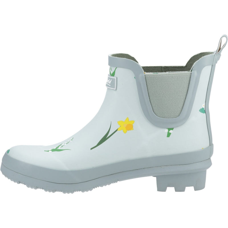 Womens Cotswold Wildflower Ankle Wellingtons - Mint