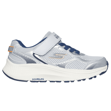 Skechers Boys Go Run Consistent Trainers - Silver Navy