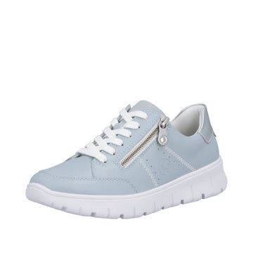 Womens Rieker N1313 Blue Trainers - Blue