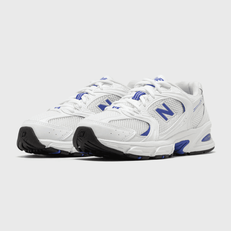Unisex New Balance 530 White with Blue - White