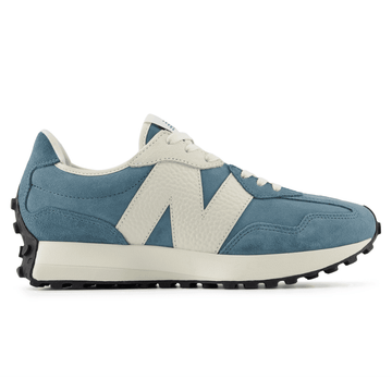 New Balance Womens 327 Saltwater Blue Trainers - Saltwater with White