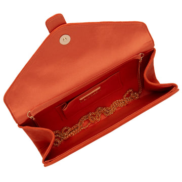 Womens Lotus ULG085 Clutch Aletta Bag - Orange