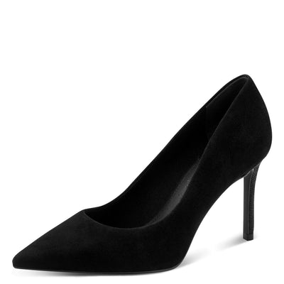 Womens Tamaris 22480 Court Shoes - Black Comb