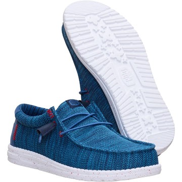 Mens Heydude Ensign Blue Wally Stretch Sox - Ensign Blue