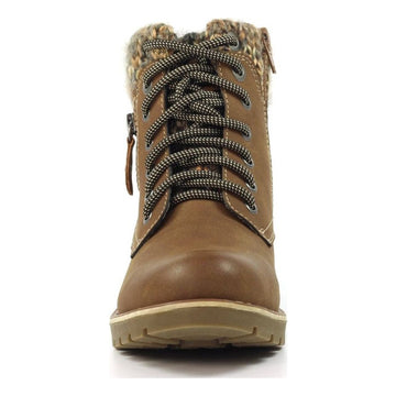 Womens Lunar Millie Waterproof Ankle Boots - Tan