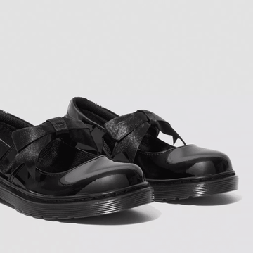 Dr Martens Macy II Junior Mary Jane - Black Patent
