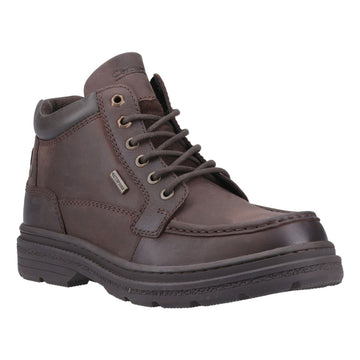 Mens Cotswold Cricklade Brown Ankle Boots - Brown