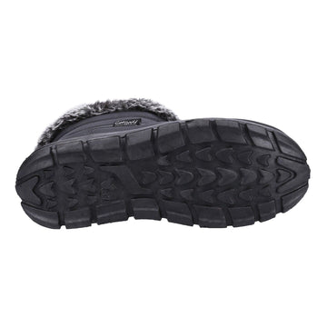 Womens Cotswold Longleat Black Snow Boots - Black