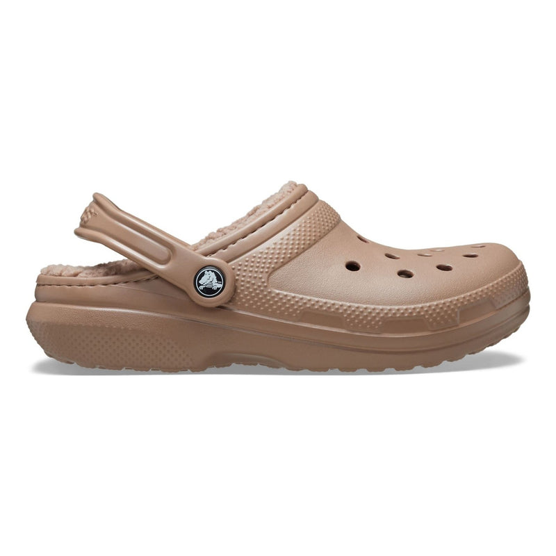 Mens Crocs Classic Lined Slippers - Latte