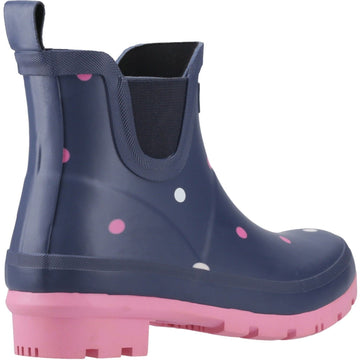 Womens Cotswold Clarence Ankle Spot Wellingtons - Spot