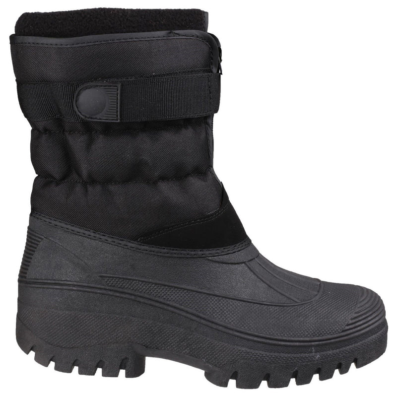 Womens Cotswold Chase Waterproof Snow Boots - Black