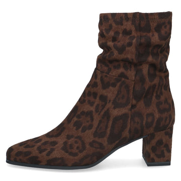 Womens Caprice 25304 Leopard Stretch Boots - Leopard Stretch