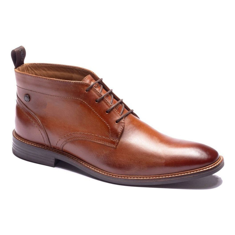 Mens Base London Belgrave Leather Chukka Boots - Washed Tan
