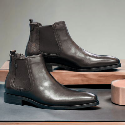 Mens Escape Best Mate Chelsea Boots - Mahogany