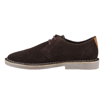 Mens Hush Puppies Scout Casual Lace-up Shoes - Chocolate