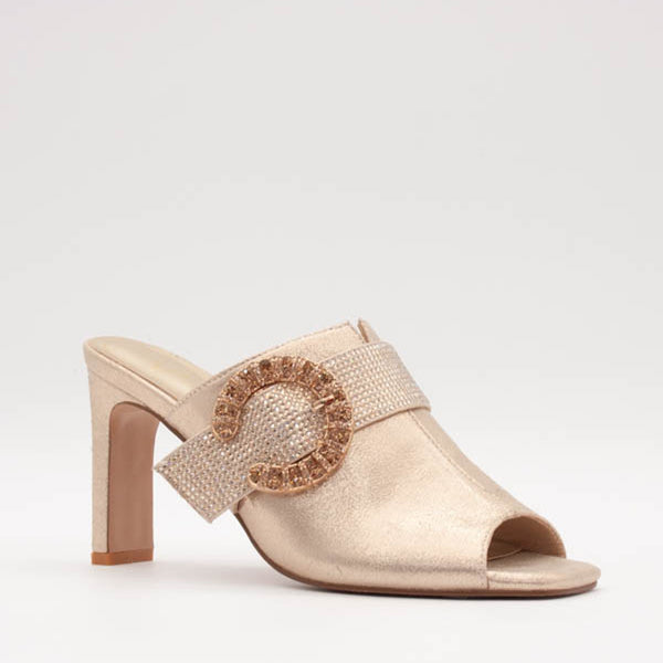 Womens Una Healy Vogue Heeled Sandal - Bling Buckle